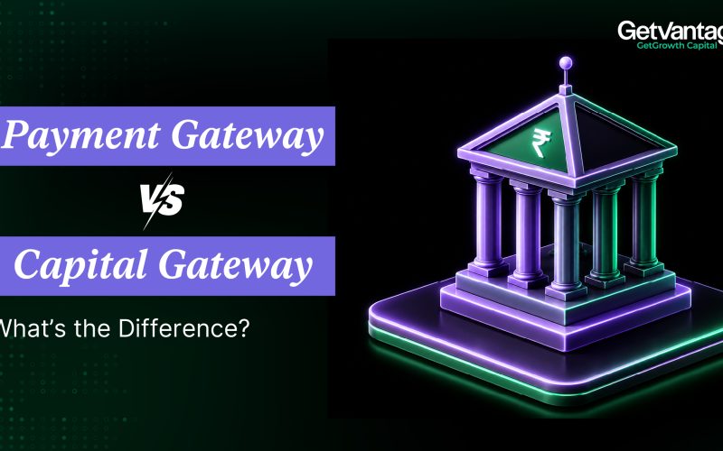 An infographic banner for a B2B fintech blog comparing two financial models.